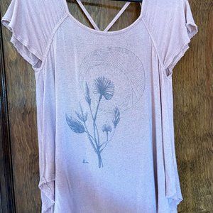 American Eagle Dusty Rose Top (size:M)